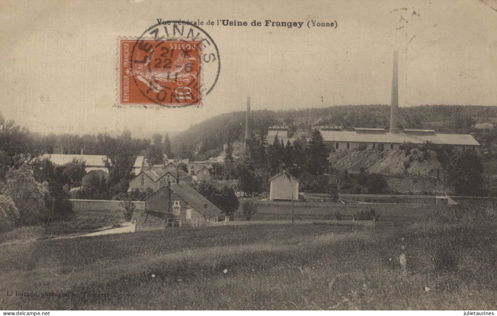 89 FRANGEY  VUE GENERALE DE L USINE - Sonstige & Ohne Zuordnung