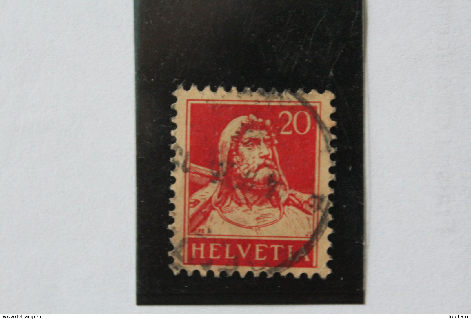 SUISSE TIMBRE Y&T NO CH 162  20 CT G.TELL  OBLITERE ... - Gebraucht