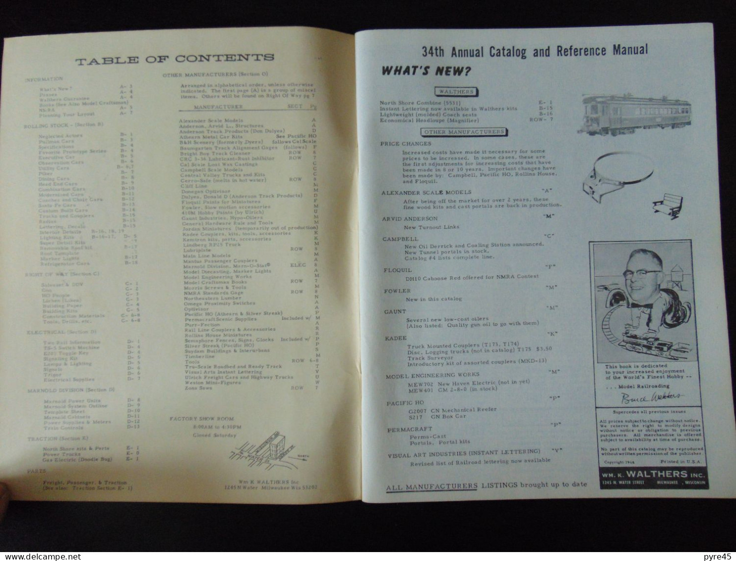 Revue " Miniature Railroading Ho Scale " Catalog & Reference 1966, - Other & Unclassified