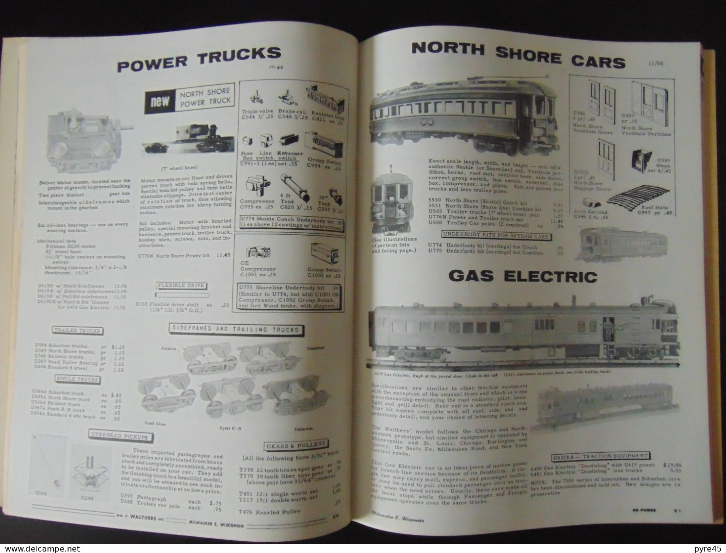 Revue " Miniature Railroading Ho Scale " Catalog & Reference 1966, - Altri & Non Classificati