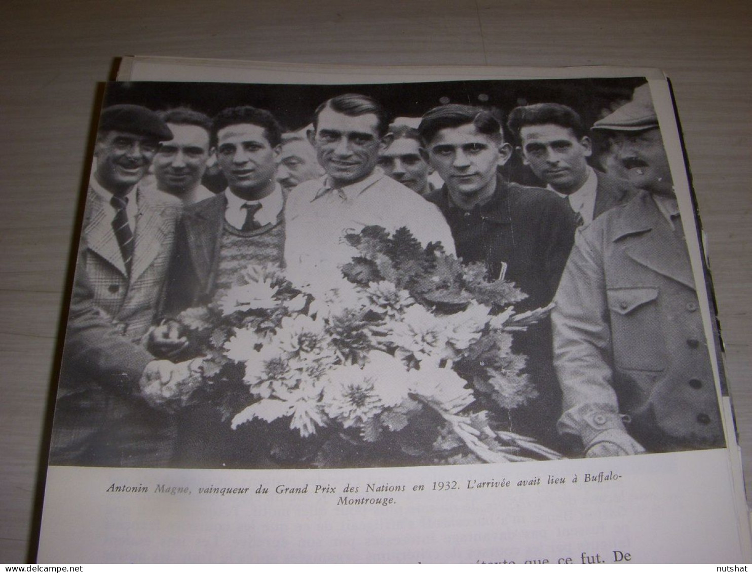 CYCLISME COUPURE LIVRE F428 GRAND PRIX Des NATIONS 1932 Antonin MAGNE            - Sport