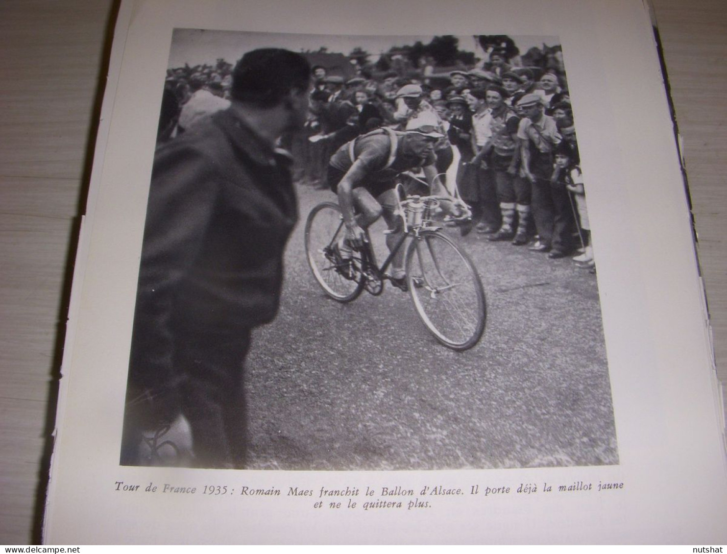 CYCLISME COUPURE LIVRE F394 TOUR De FRANCE 1935 BALLON ALSACE Romain MAES        - Sport