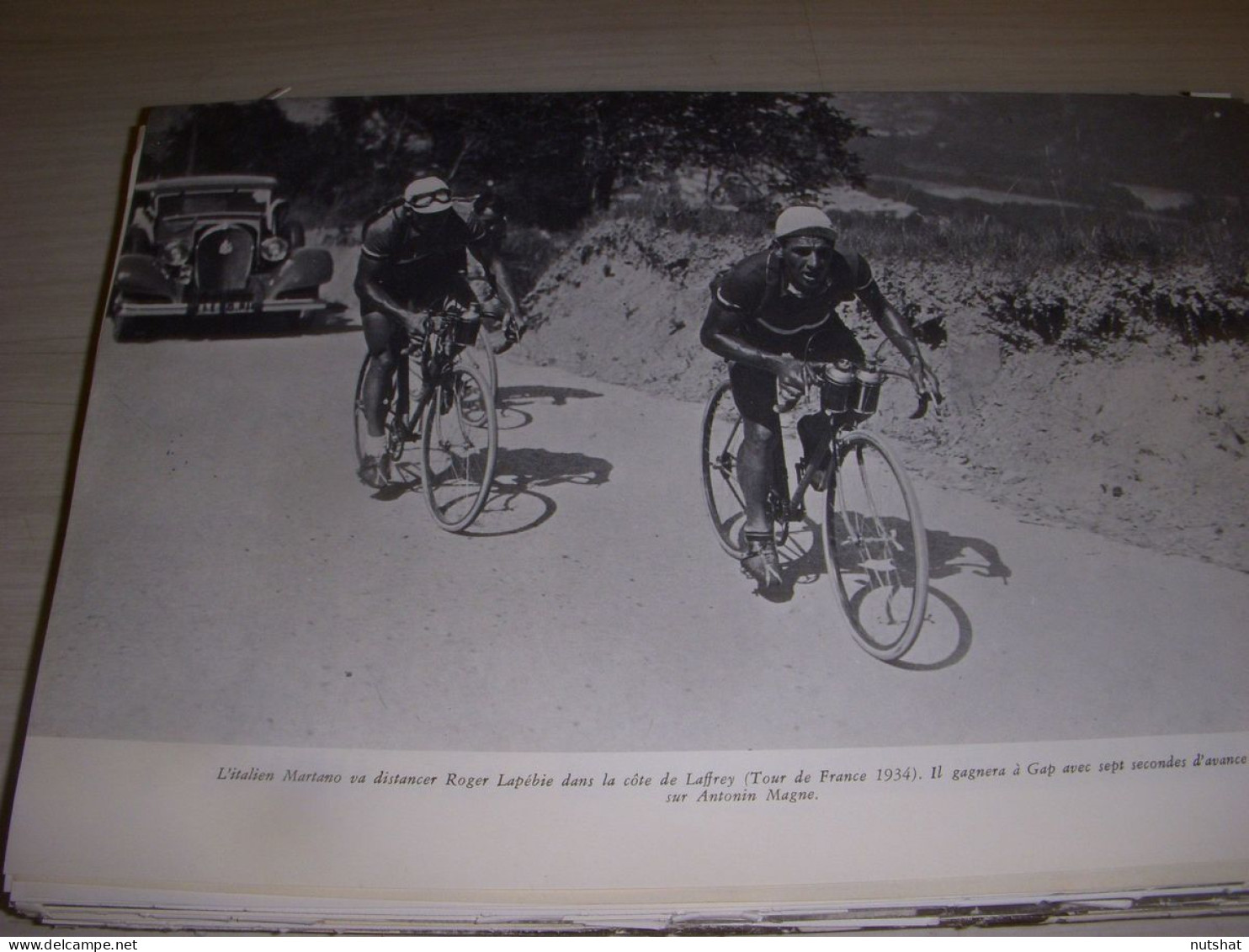 CYCLISME COUPURE LIVRE F389 TOUR De FRANCE 1934 LAFFREY MARTANO Roger LAPEBIE    - Sport