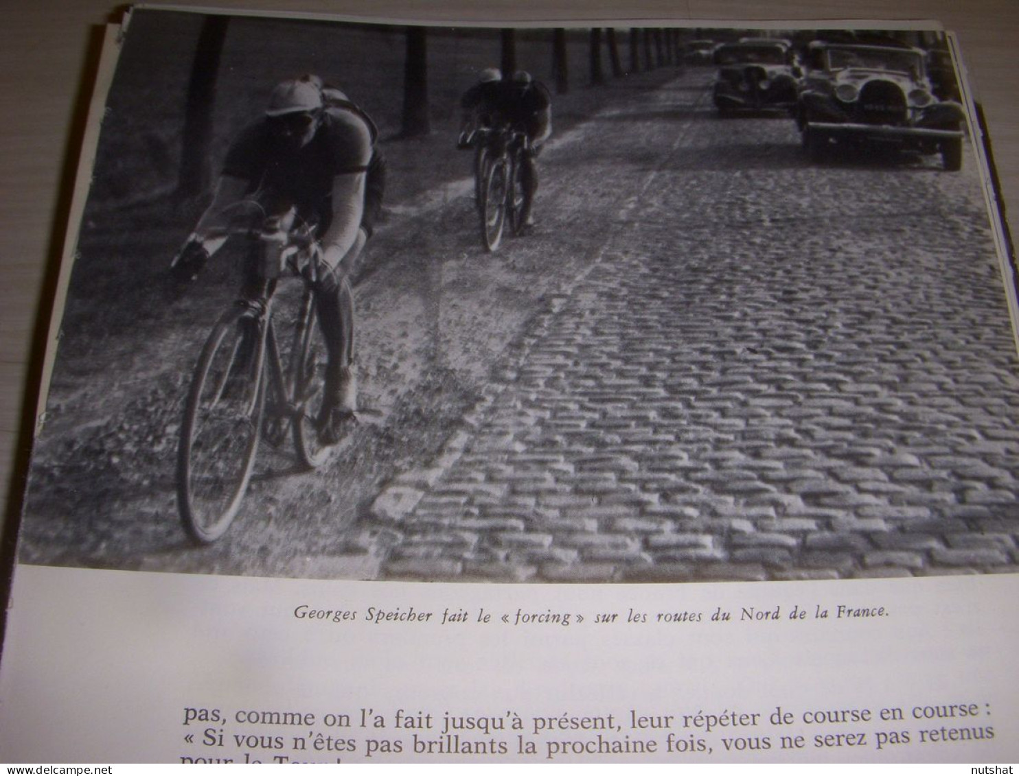 CYCLISME COUPURE LIVRE F399 PAVES NORD De La FRANCE Georges SPEICHER             - Sport