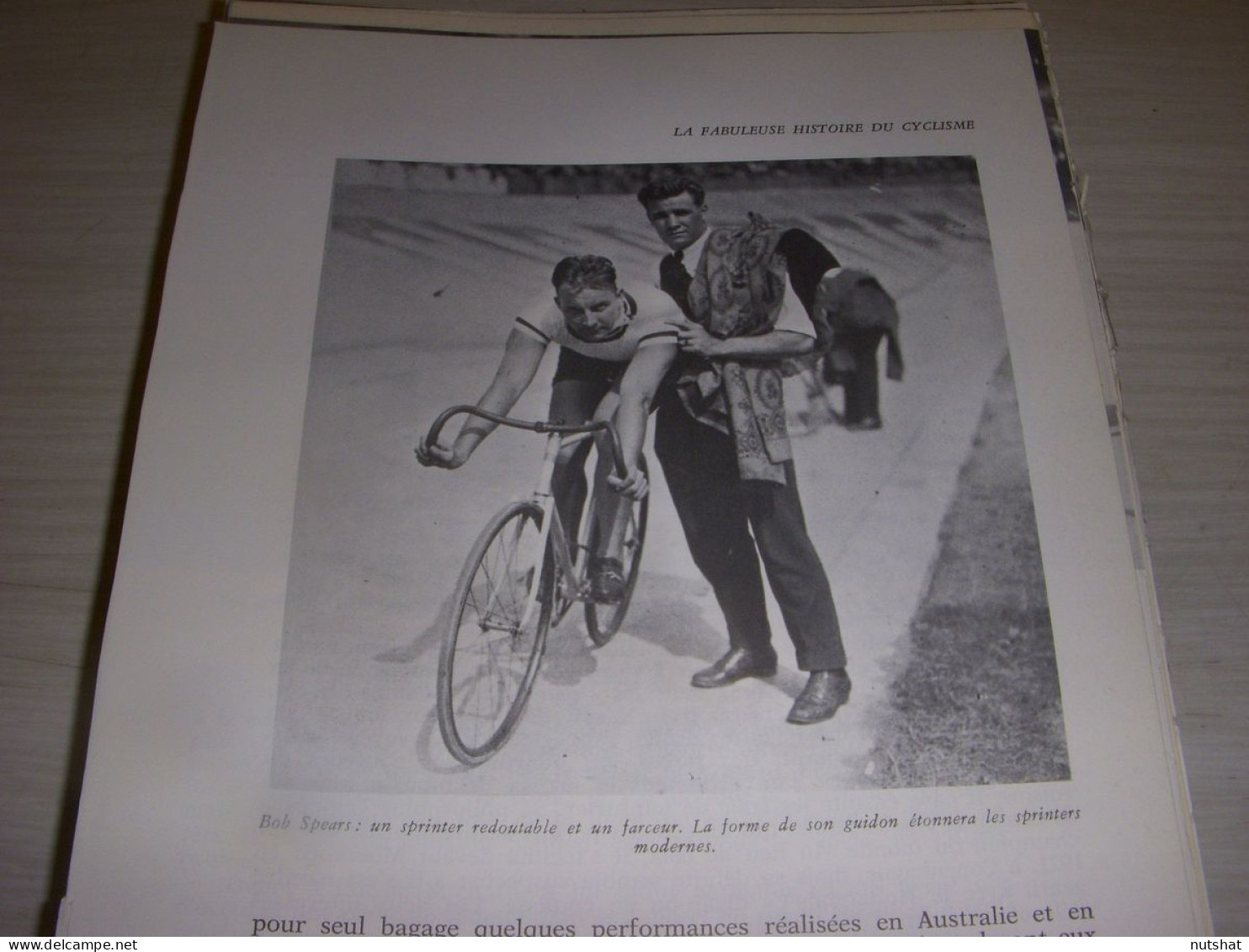 CYCLISME COUPURE LIVRE F353 PISTE Le SPRINTEUR Bob SPEARS                        - Sport