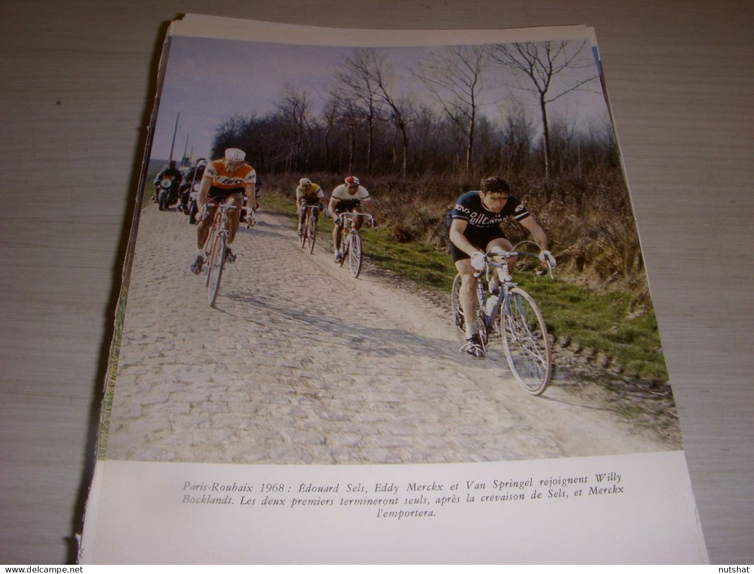 CYCLISME COUPURE LIVRE F352 COULEUR PARIS ROUBAIX 1968 MERCKX SELS BOCKLANDT - Sport