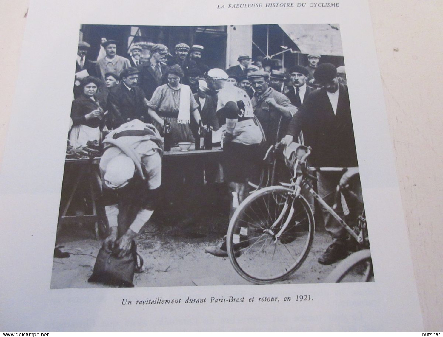 CYCLISME COUPURE LIVRE F315 PARIS BREST PARIS 1921 ARRET RAVITAILLEMENT          - Sport