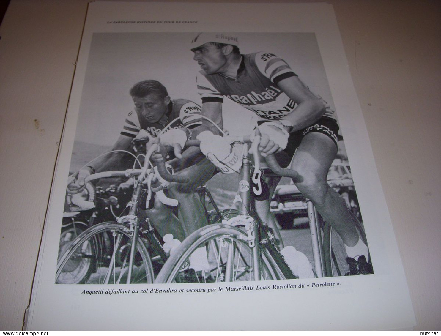 CYCLISME COUPURE LIVRE T532 TdF1964 ANQUETIL ROSTOLLAN ST RAPHAEL Dans ENVALIRA  - Sport