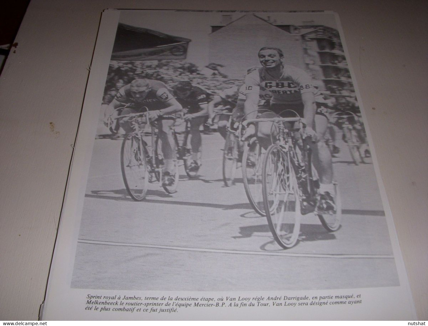 CYCLISME COUPURE LIVRE T518 TdF1963 VAN LOOY VAINQUEUR A JAMBES MELKENBEECK      - Sport