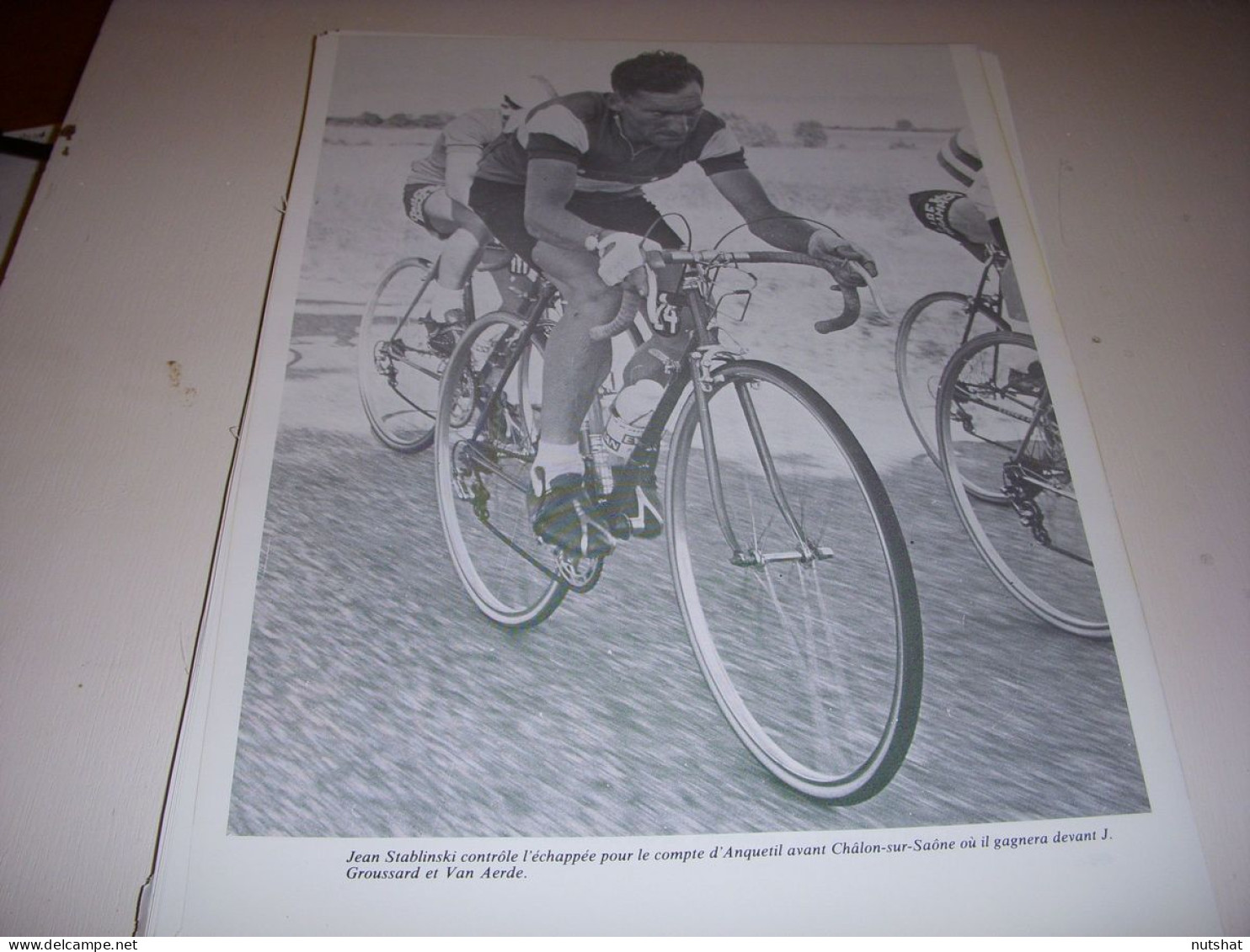 CYCLISME COUPURE LIVRE T497 TdF1961 Jean STABLINSKI EQUIPE De FRANCE             - Sport