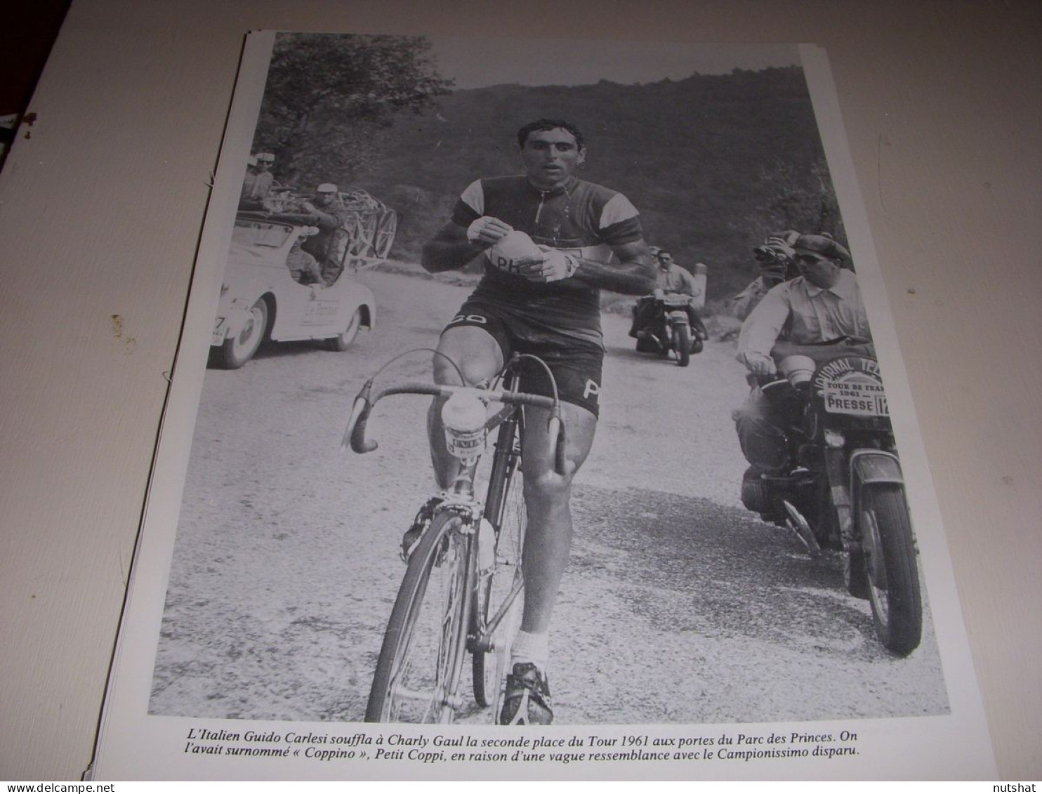 CYCLISME COUPURE LIVRE T500 TdF1961 Guido CARLESI 2eme Du TOUR De FRANCE         - Sport