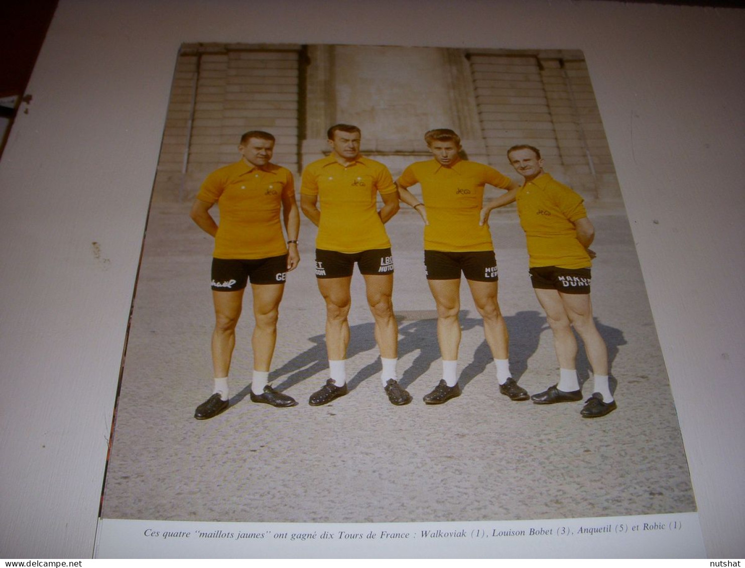 CYCLISME COUPURE LIVRE T528A COULEUR TdF ANQUETIL Andre ZIMMERMAN STABLINSKI     - Sport