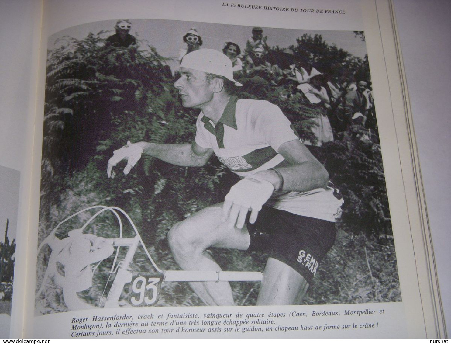 CYCLISME COUPURE LIVRE T443 TdF1956 Roger HASSENFORDER                           - Sport