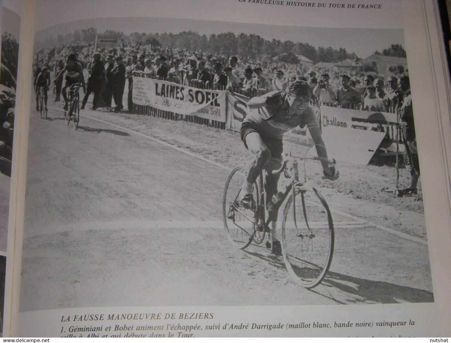 CYCLISME COUPURE LIVRE T415 TdF1953 ALBI BEZIERS Nello LAUREDI GEMINIANI BOBET   - Sport