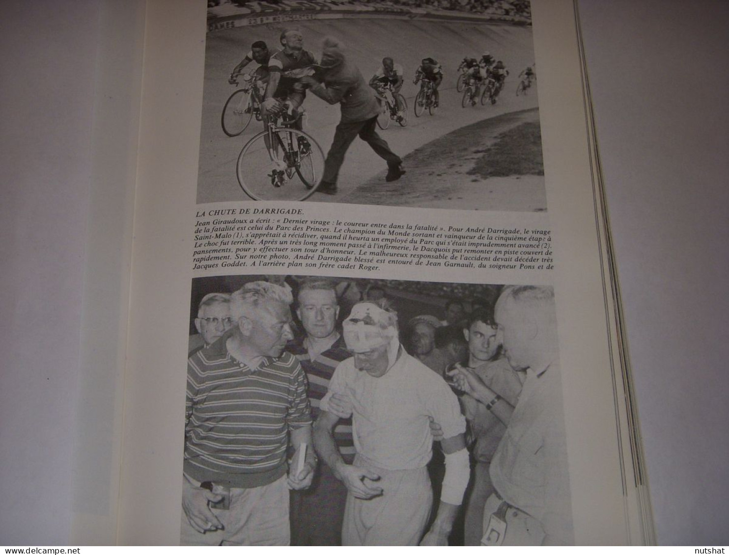 CYCLISME COUPURE LIVRE T491 TdF1960 PARC Des PRINCES CHUTE De DARRIGADE          - Sport