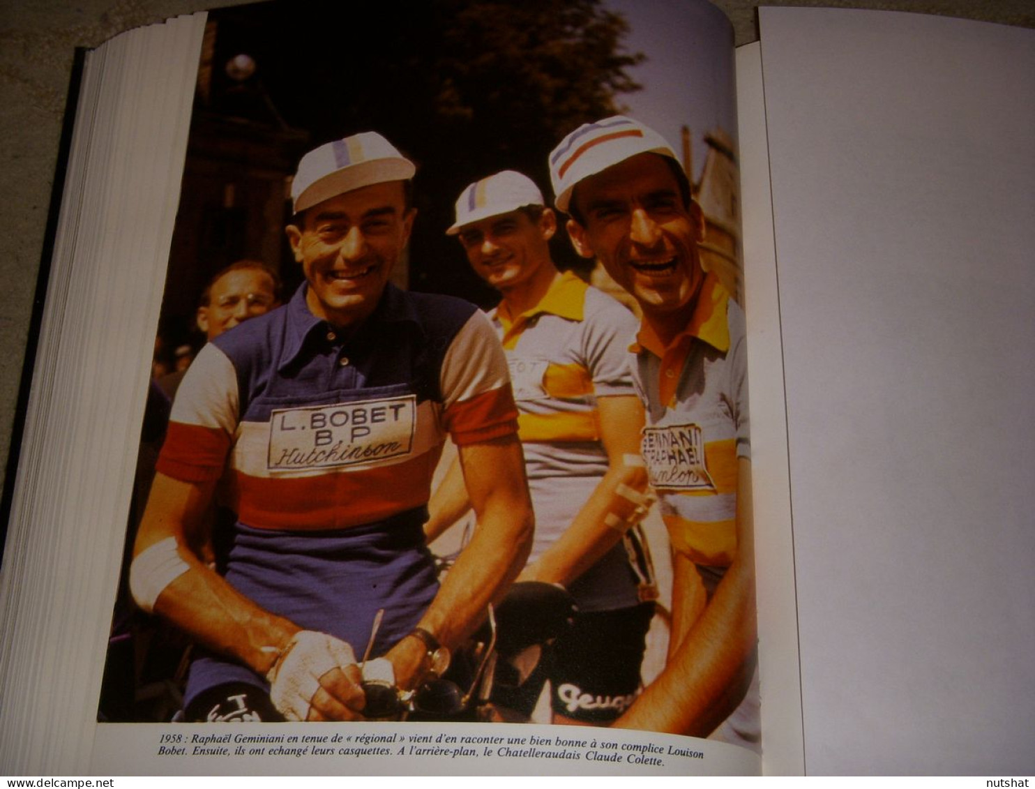 CYCLISME COUPURE LIVRE T400D COULEUR TdF1958 Louison BOBET Raphaël GEMINIANI     - Sport