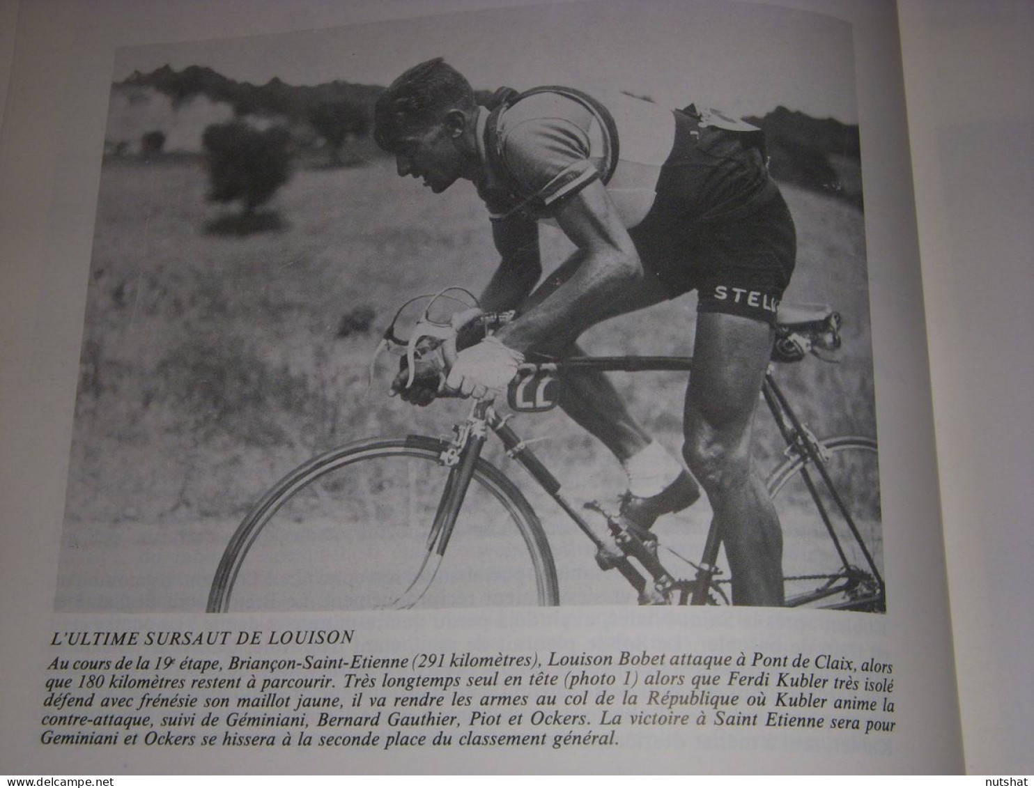 CYCLISME COUPURE LIVRE T384 TdF1950 Louison BOBET A L'ATTAQUE                    - Sport