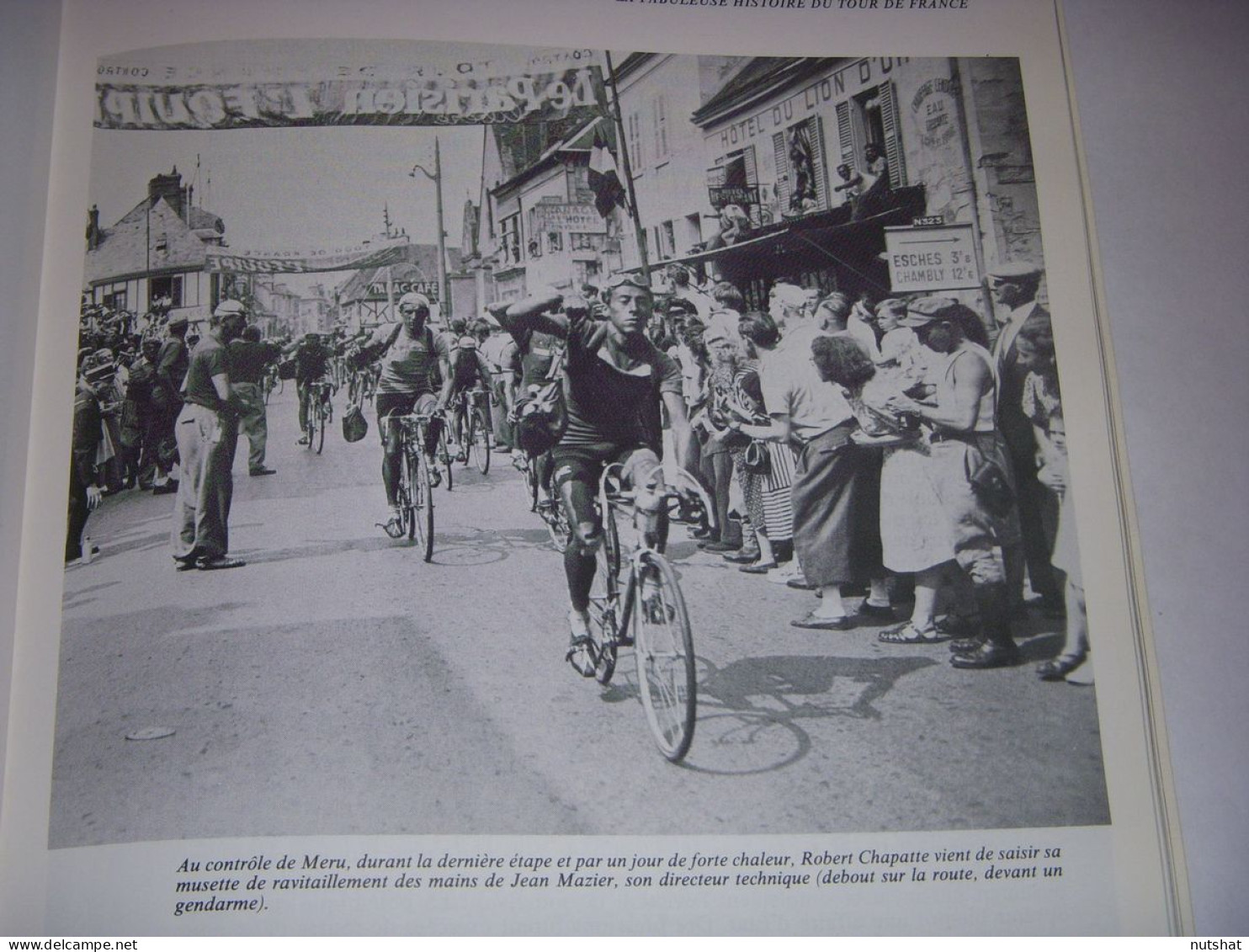 CYCLISME COUPURE LIVRE T365 TdF1948 RAVITAILLEMENT A MERU Robert CHAPATTE        - Sport
