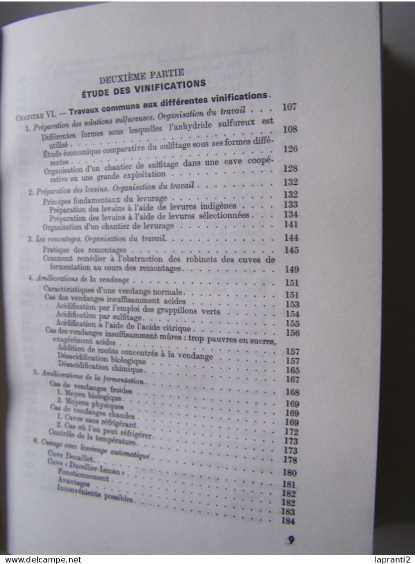 MANUEL PRATIQUE DE VINIFICATION ET DE CONSERVATION DES VINS. - Andere & Zonder Classificatie