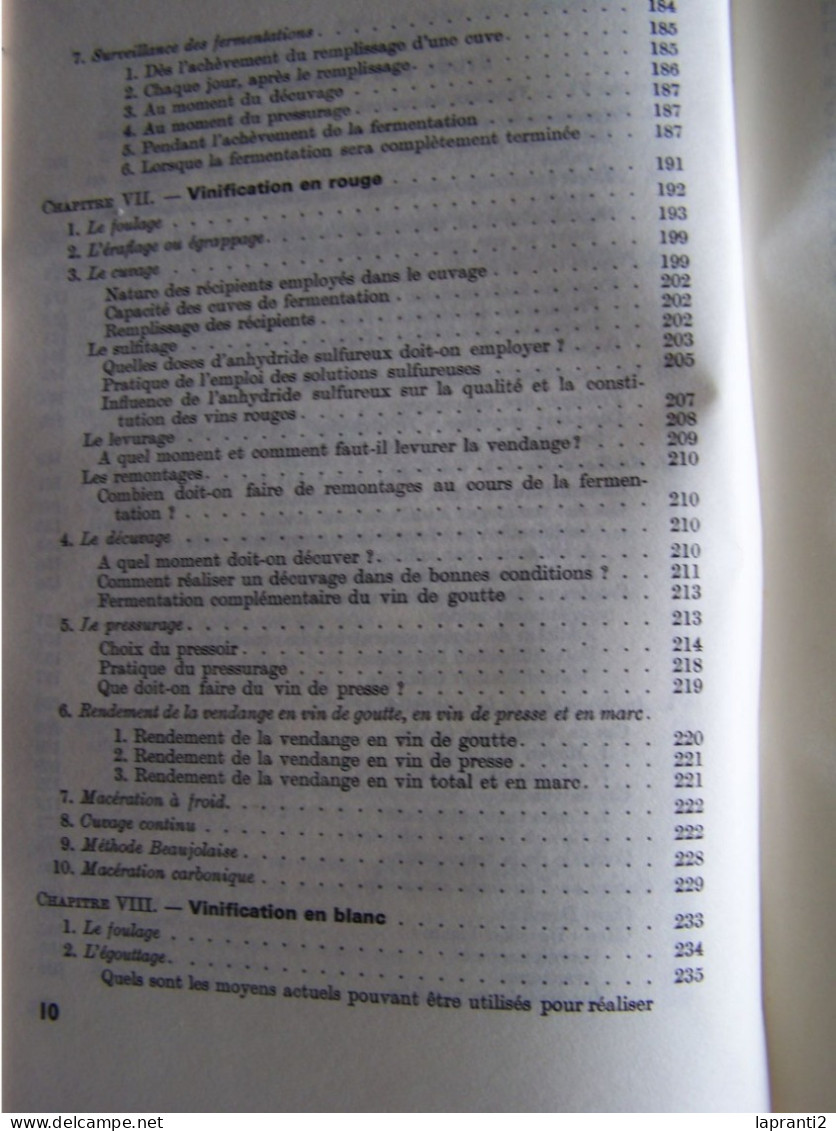 MANUEL PRATIQUE DE VINIFICATION ET DE CONSERVATION DES VINS. - Otros & Sin Clasificación