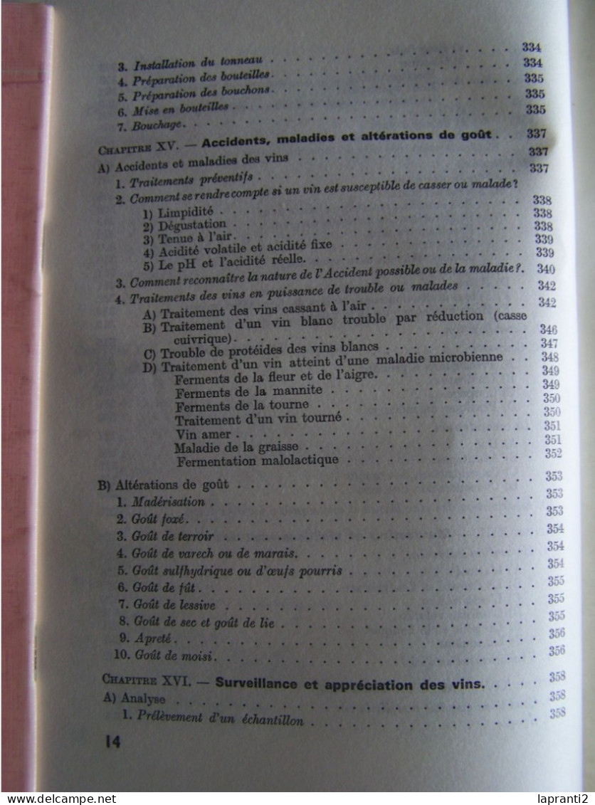 MANUEL PRATIQUE DE VINIFICATION ET DE CONSERVATION DES VINS.