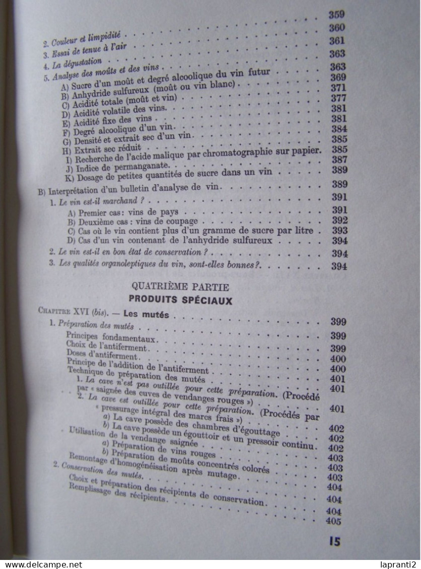 MANUEL PRATIQUE DE VINIFICATION ET DE CONSERVATION DES VINS.