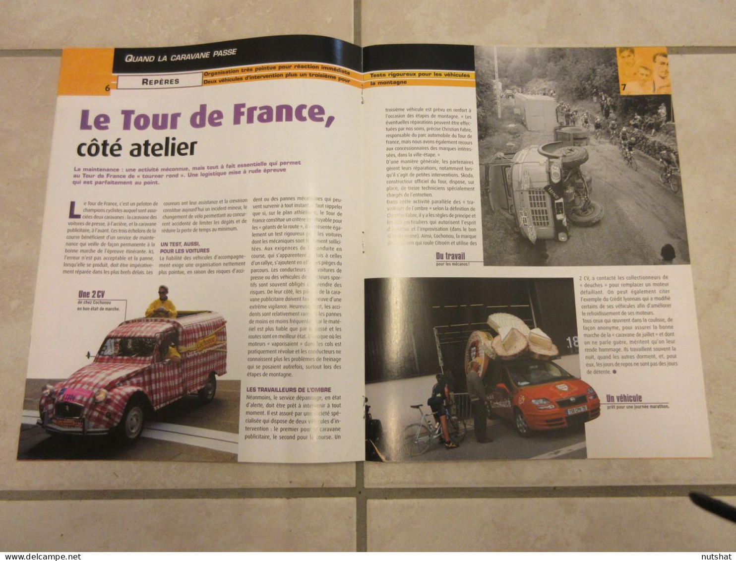 CYCLISME La CARAVANE Du TOUR 28 2002 ARMSTRONG THYS CITROEN MEHARI MARTIN - Sport