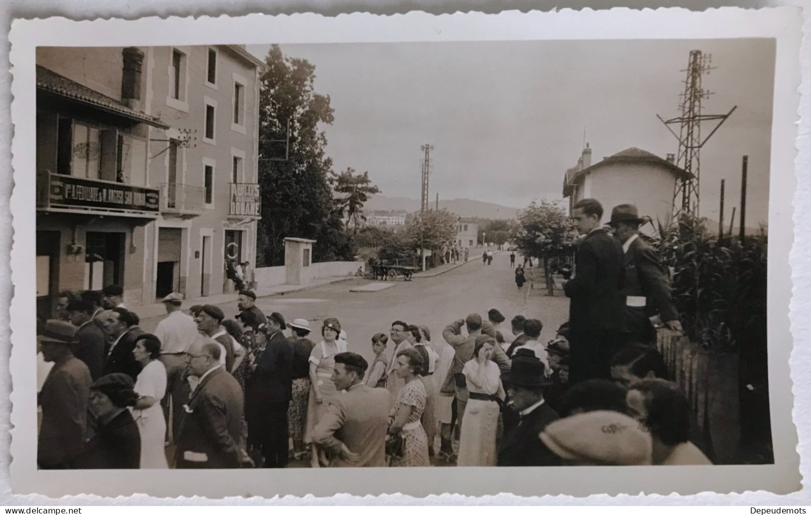 Photo Ancienne - Snapshot - Militaire - Guerre D'ESPAGNE - Pont International D'Hendaye - Exode Espagnol - Août 1936 - Guerra, Militari