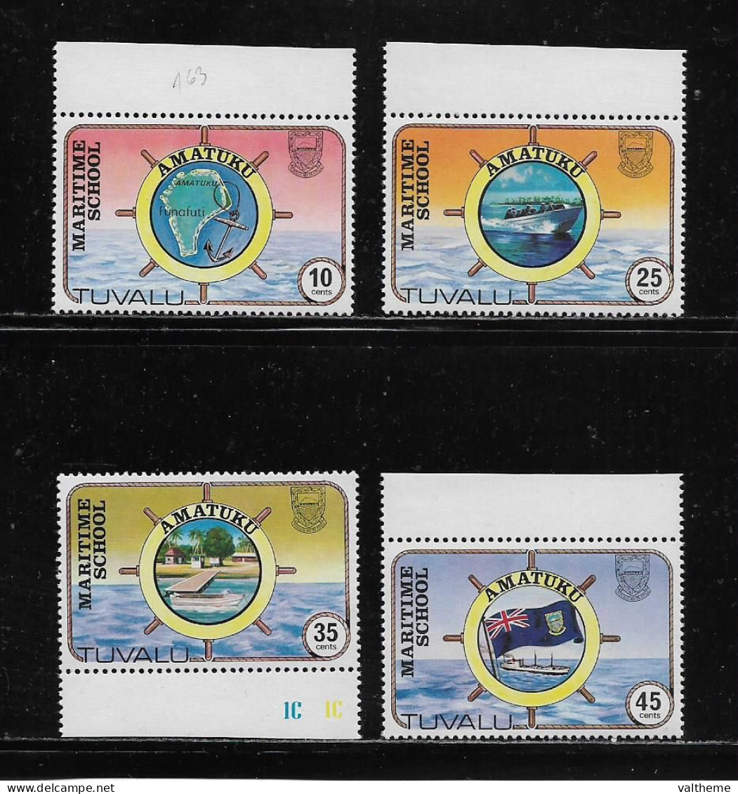 TUVALU  ( DIV - 380 )   1982  N° YVERT ET TELLIER  N°  163/166     N** - Tuvalu (fr. Elliceinseln)