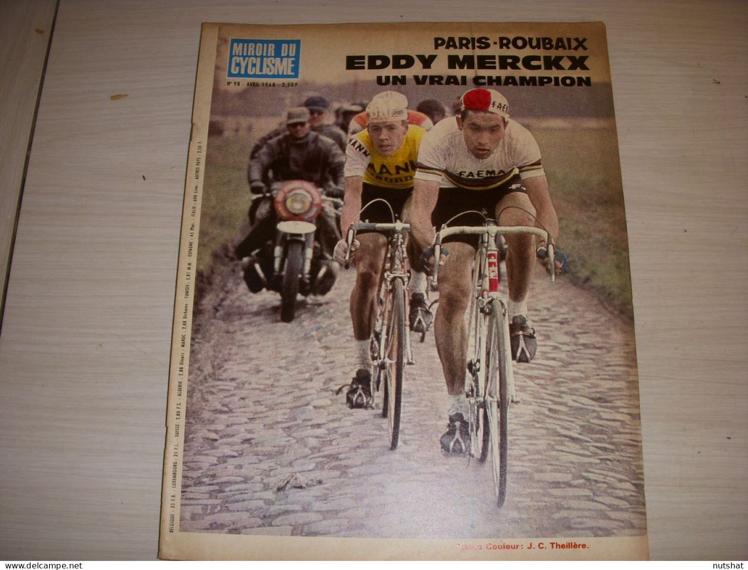 MIROIR Du CYCLISME 098 04.1968 PARIS ROUBAIX MERCKX GROSSKOST JOURDEN ANQUETIL - Sport