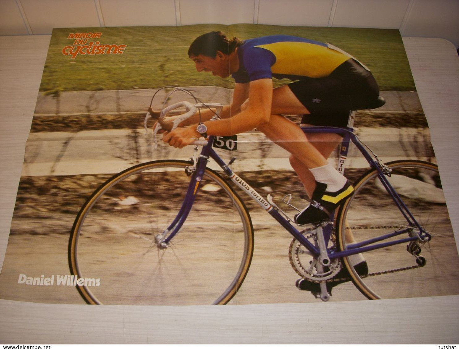 CYCLISME MC276 POSTER Daniel WILLEMS ENCYCLOPEDIE De PONTISSO A POTTIER  - Sport