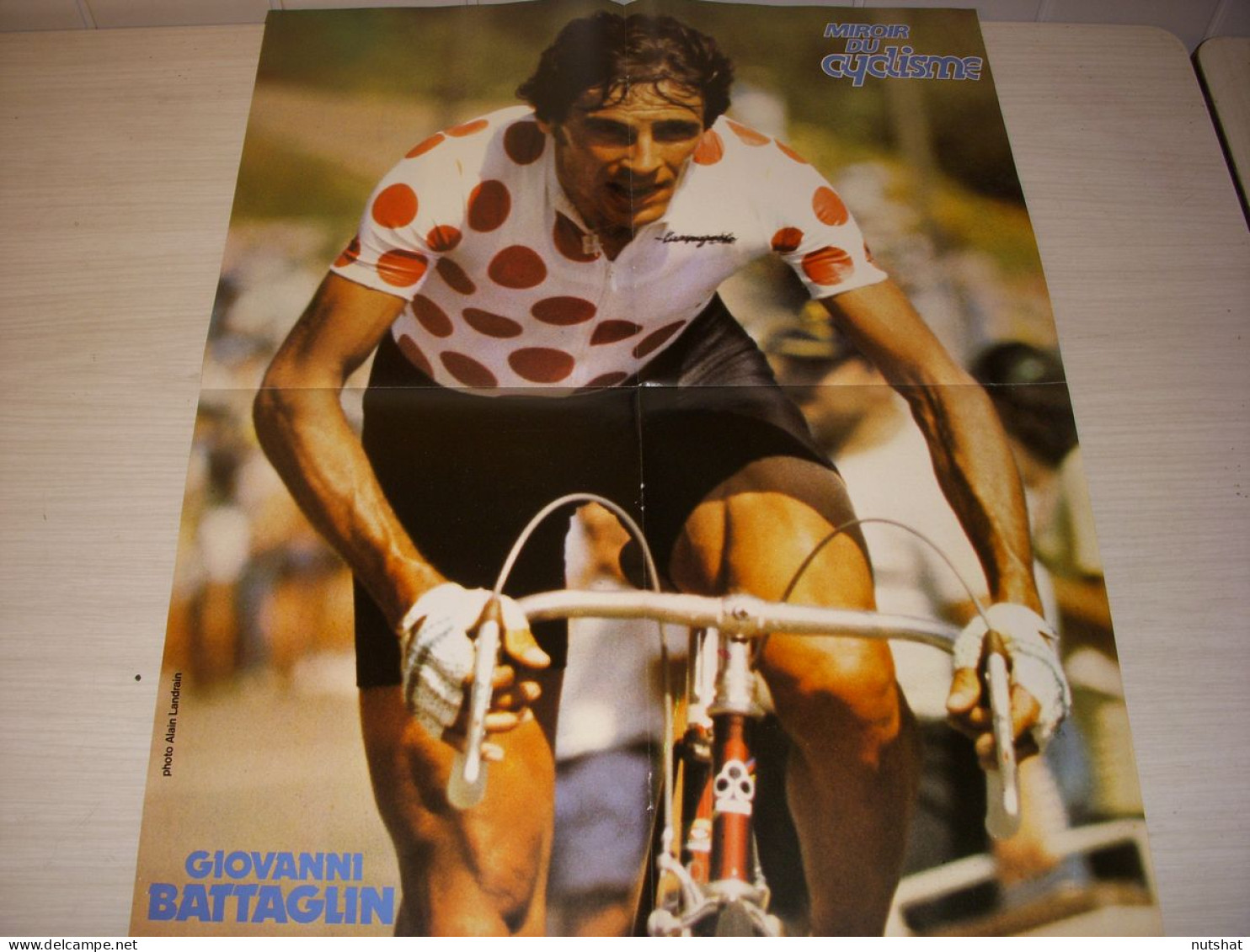 CYCLISME MC273 POSTER BATTAGLIN MAILLOT POIS ENCYCLOPEDIE PIOT-PLANCKAERT  - Sport