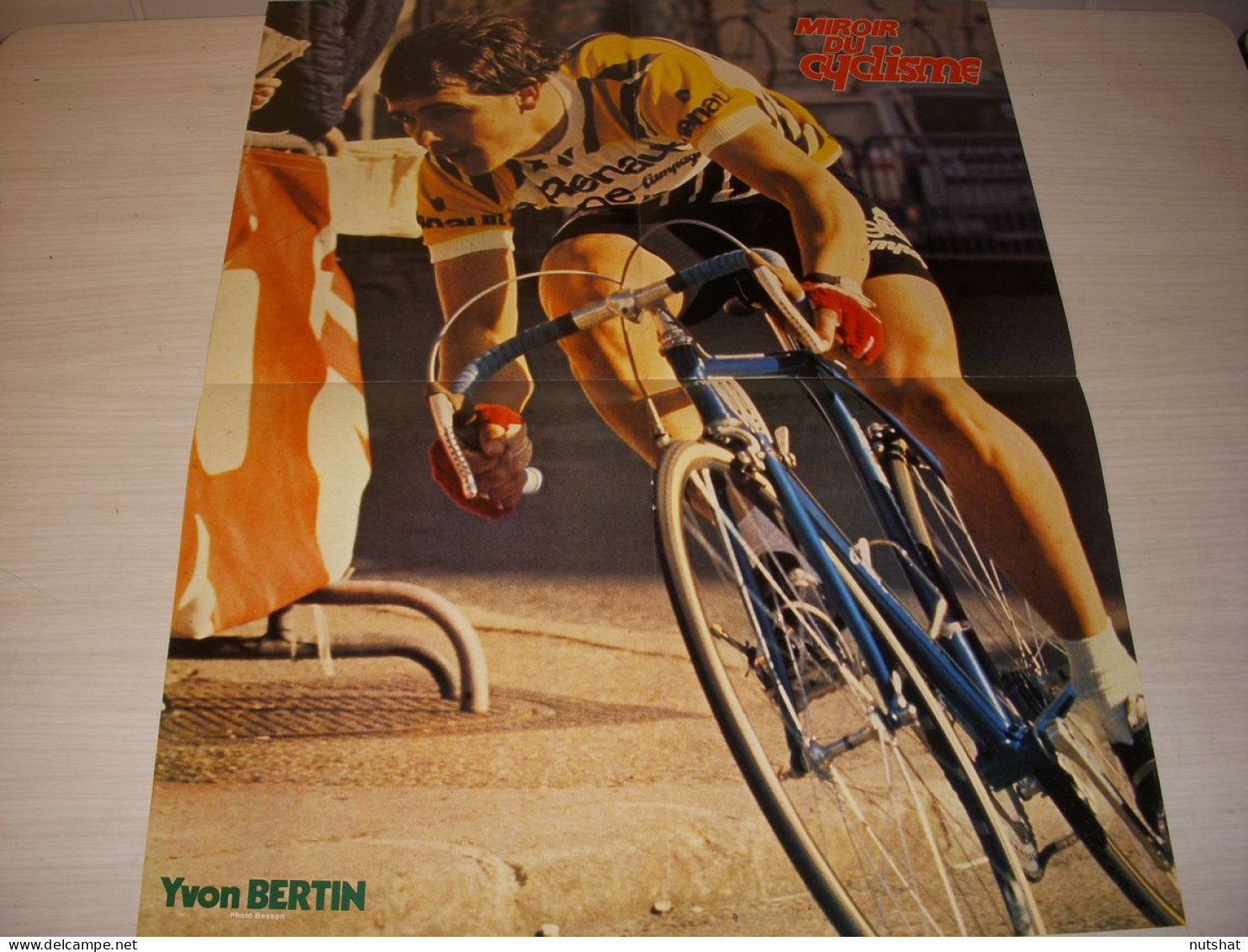 CYCLISME MC263 POSTER BERTIN GITANE ENCYCLOPEDIE De PEETERS A PELLENAERS  - Sport