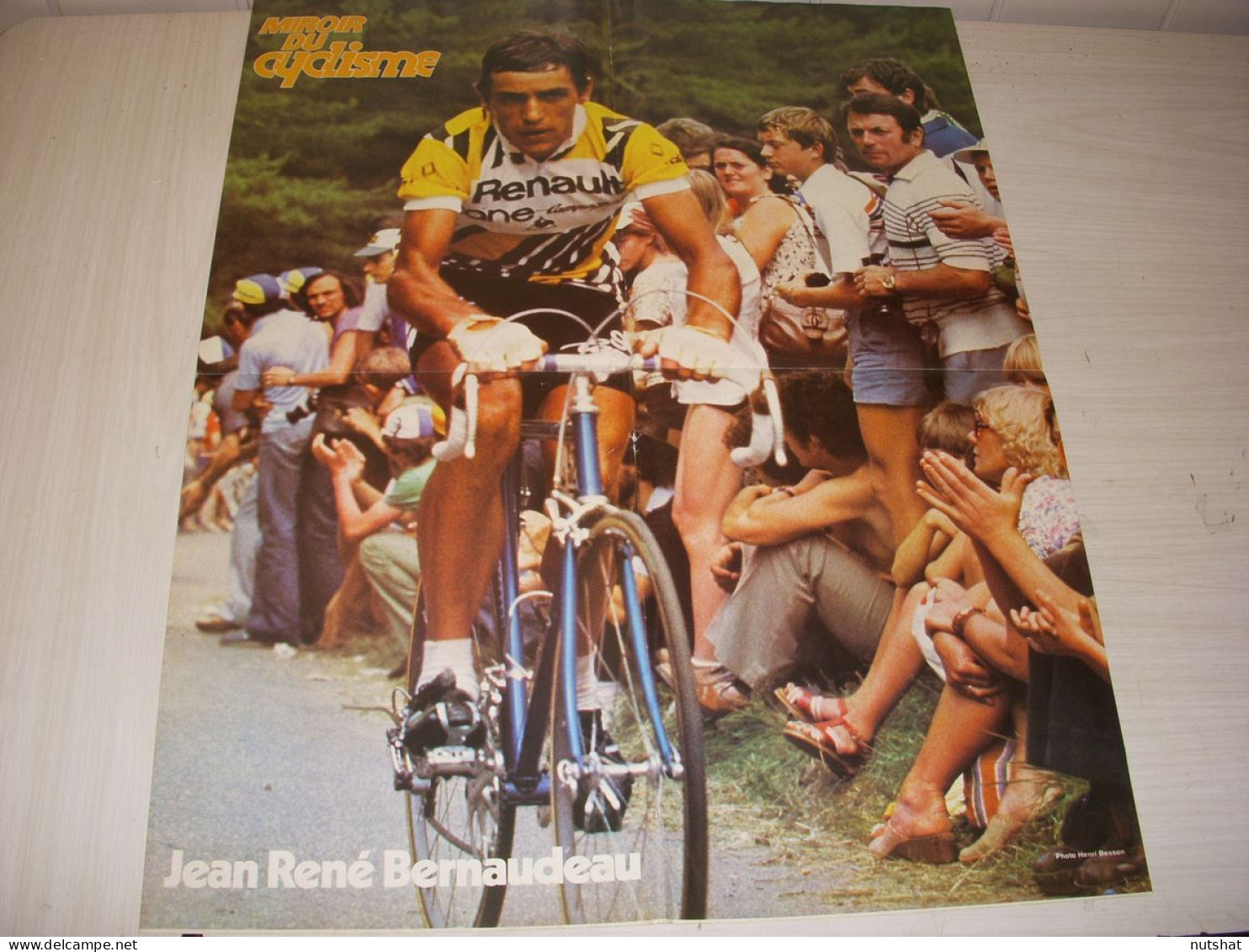 CYCLISME MC260 POSTER BERNAUDEAU RENAULT ENCYCLOPEDIE PASQUIER-PECCHIELAN  - Sport