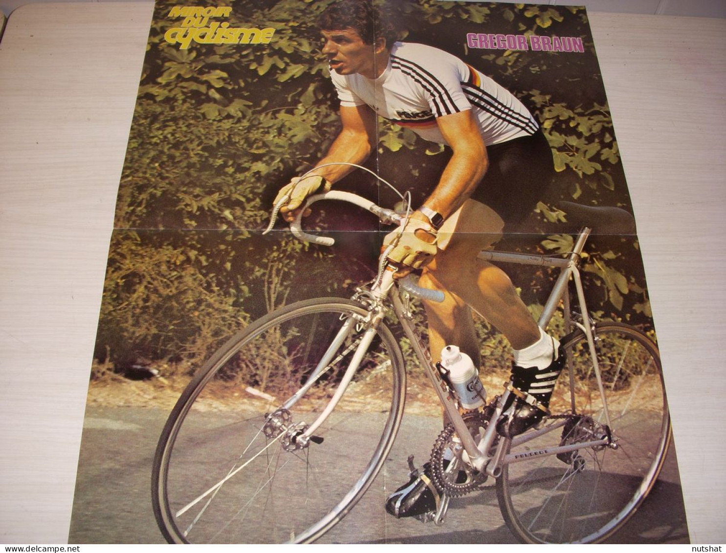 CYCLISME MC261 POSTER BRAUN CHPN ALLEMAGNE ENCYCLOPEDIE PECCOLO A PEETERS  - Sport