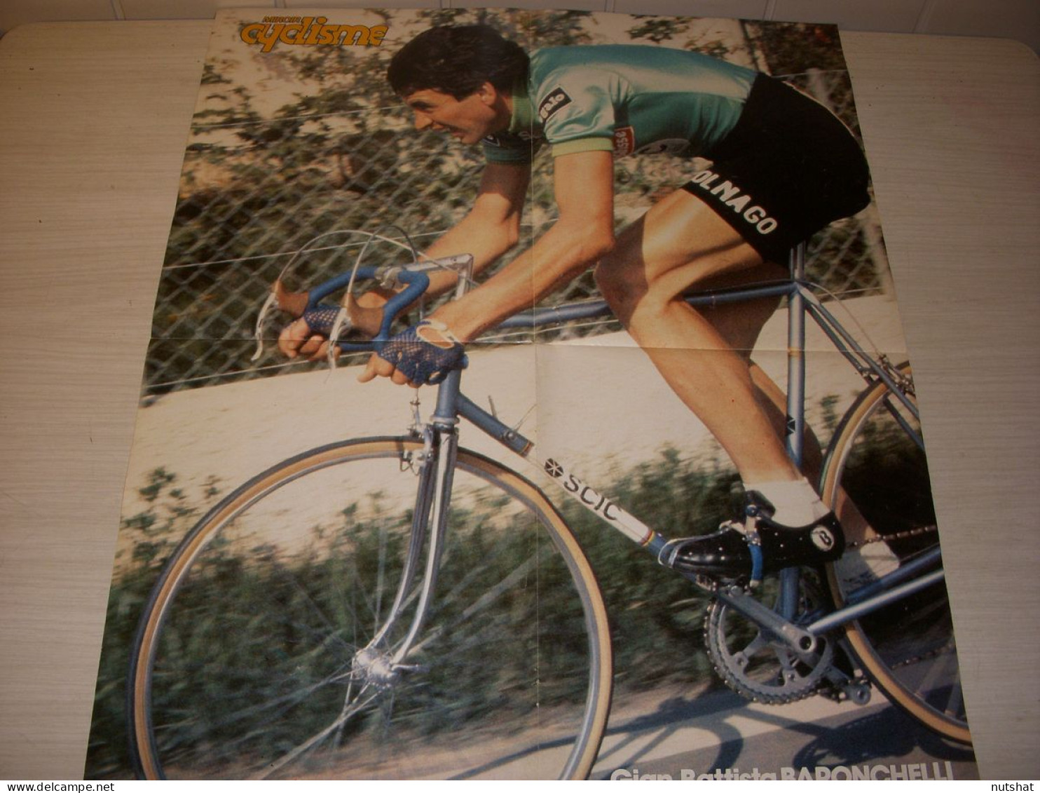 CYCLISME MC242 POSTER BARONCHELLI COLNAGO ENCYCLOPEDIE A A Z De MORAVEC A MOSER  - Sport