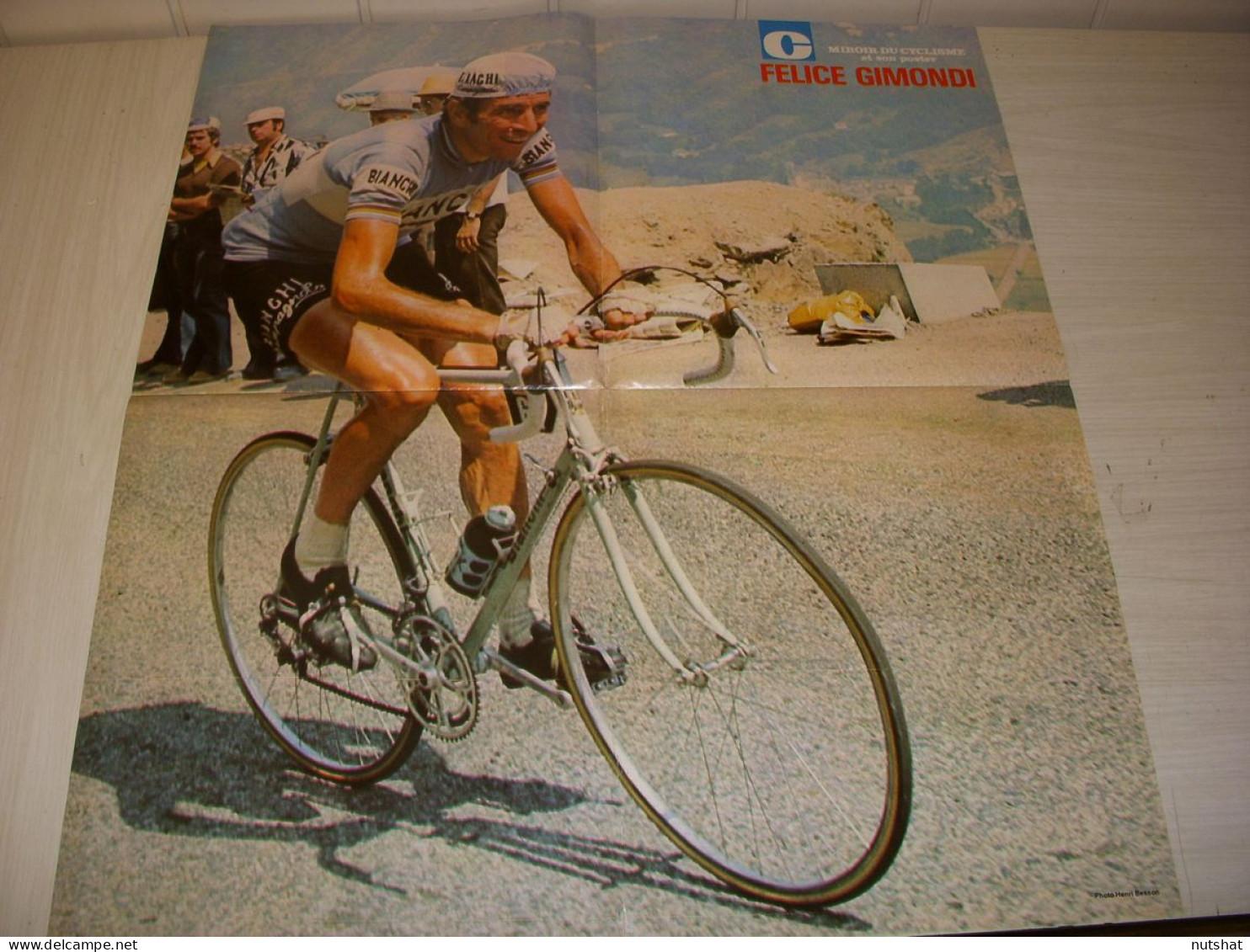 CYCLISME MC225 POSTER GIMONDI BIANCHI ENCYCLOPEDIE A A Z MAJORQUE A MARCALETTI - Sport