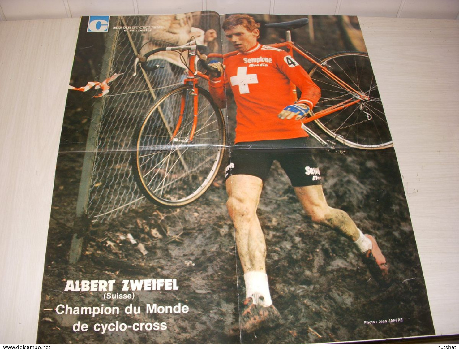 CYCLISME MC227 POSTER ZWEIFEL CYCLO CROSS ENCYCLOPEDIE A A Z MARSEILLE A MASPES  - Sport