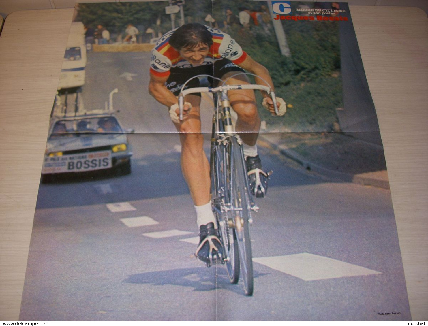 CYCLISME MC226 POSTER BOSSIS GITANE ENCYCLOPEDIE A A Z De MARCARINI A MARSEILLE  - Sport