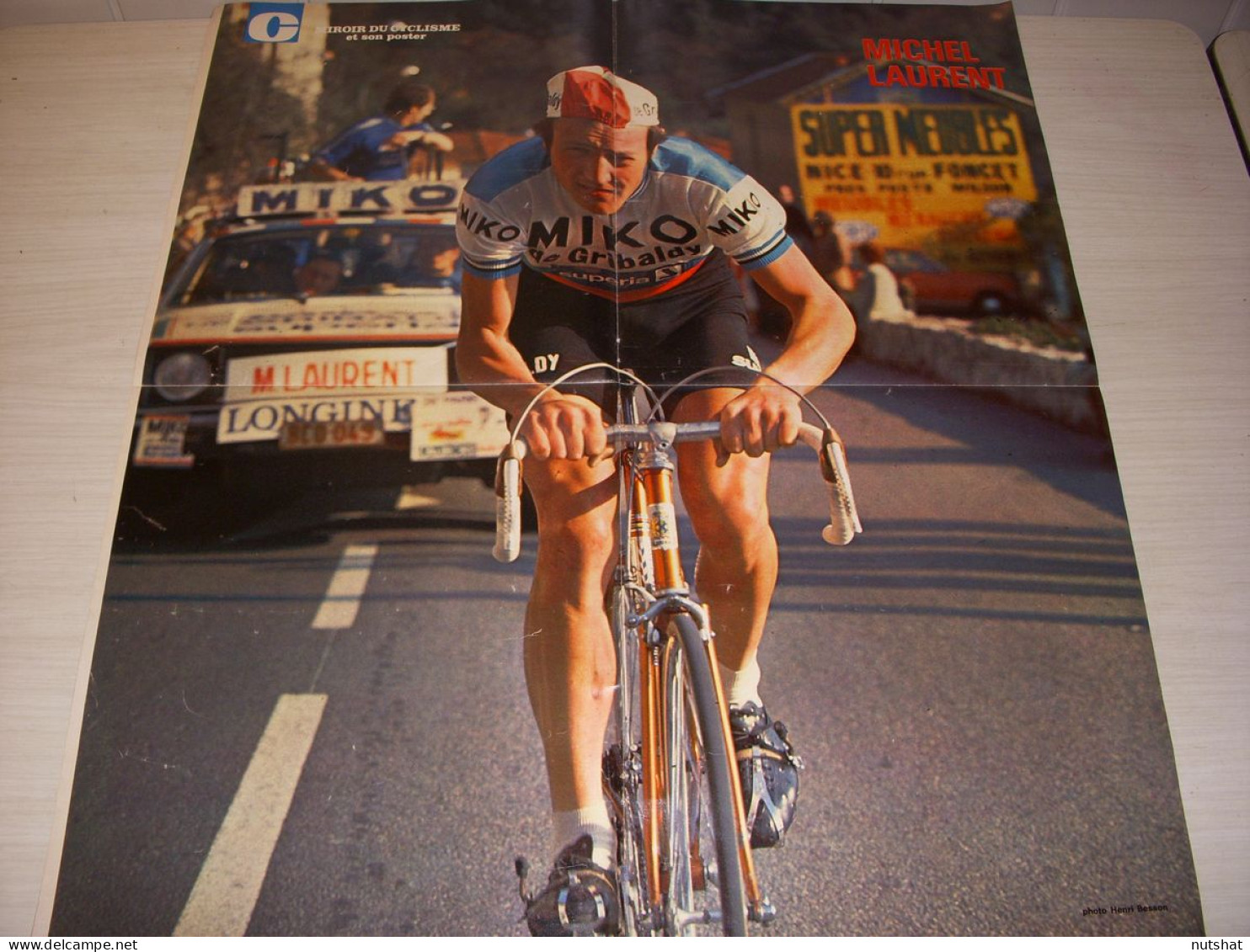 CYCLISME MC216 POSTER LAURENT MIKO De GRIBALDY ENCYCLOPEDIE A A Z LESNA A LICENC - Sport