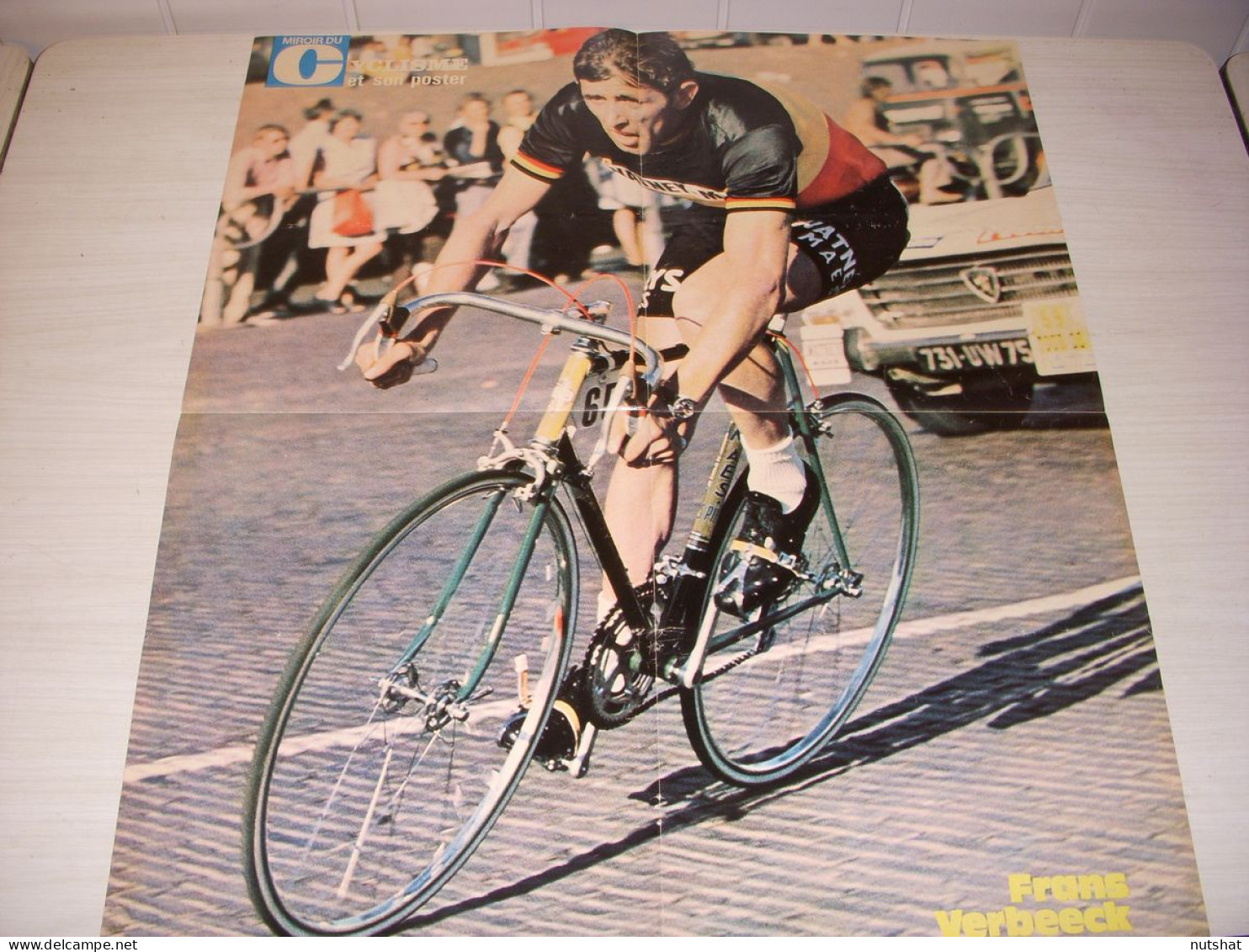 CYCLISME MC183 POSTER VERBEECK CHAMPION BELGIQUE ENCYCLOPEDIE A A Z FISCHER A FO - Sport