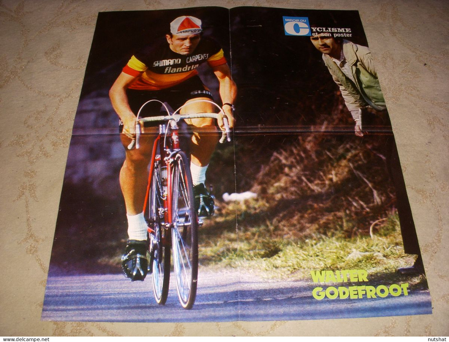 CYCLISME MC171 POSTER GODEFROOT CHAMPION BELGIQUE ENCYCLOPEDIE A A Z DEMANDES - Sport