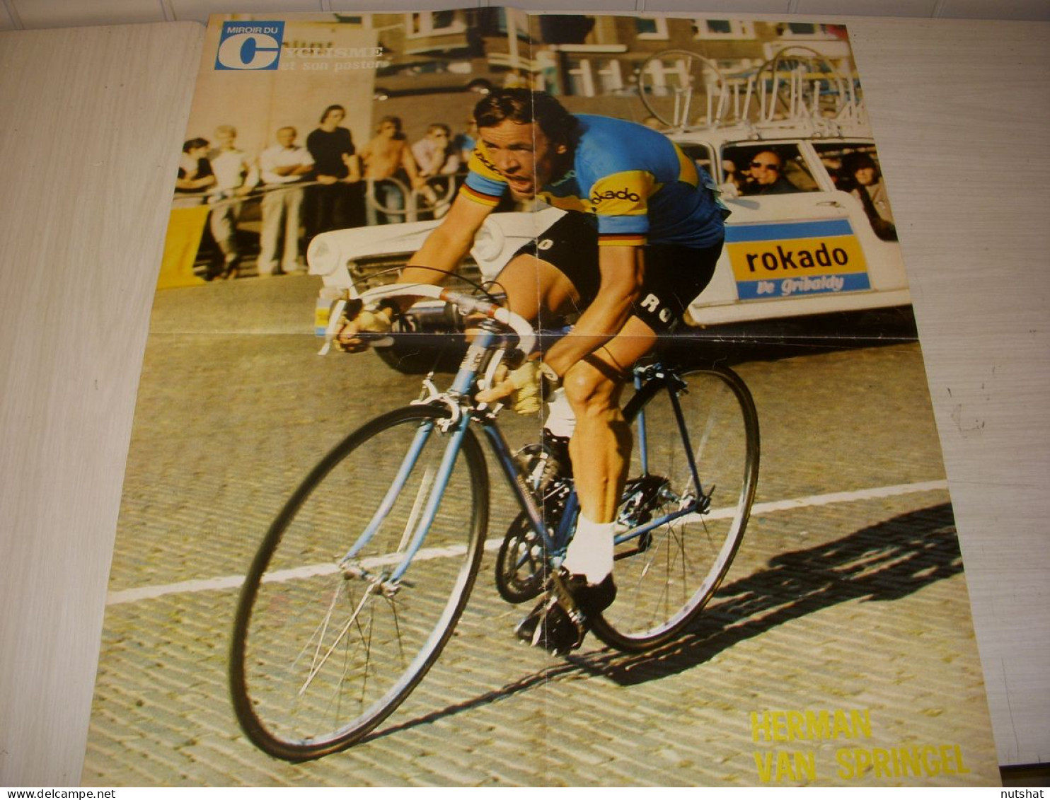 CYCLISME MC177 POSTER VAN SPRINGEL ROKADO ENCYCLOPEDIE A A Z De DOULLENS - Sport