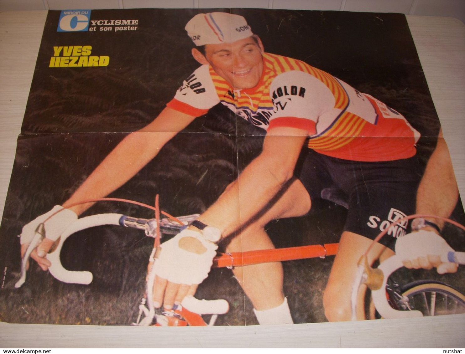 CYCLISME MC161 POSTER HEZARD SONOLOR TV ENCYCLOPEDIE A A Z De BORDURE A CAMPANIE  - Sport