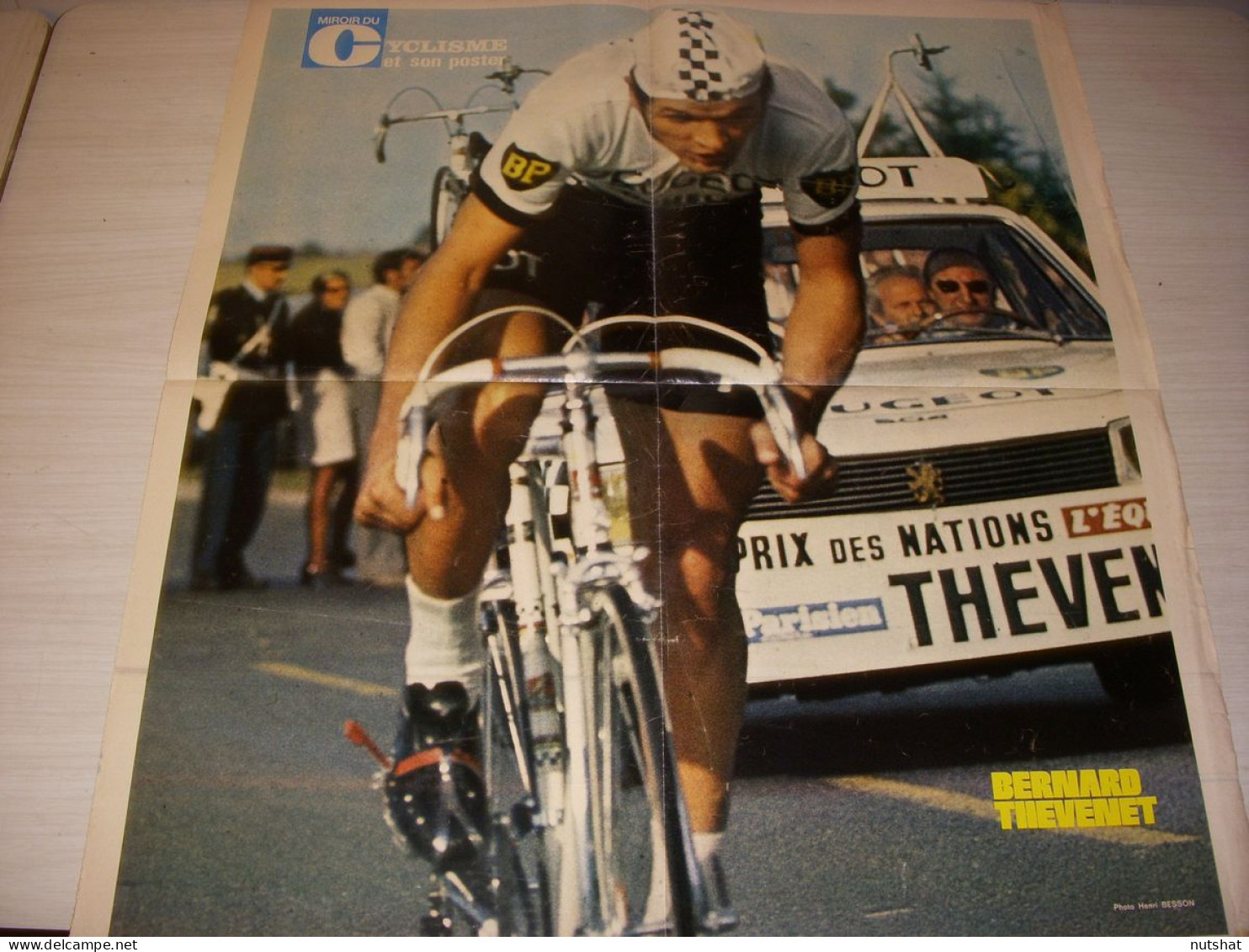 CYCLISME MC160 POSTER THEVENET PEUGEOT BP ENCYCLOPEDIE A A Z De BRAIDA A BURTON  - Sport