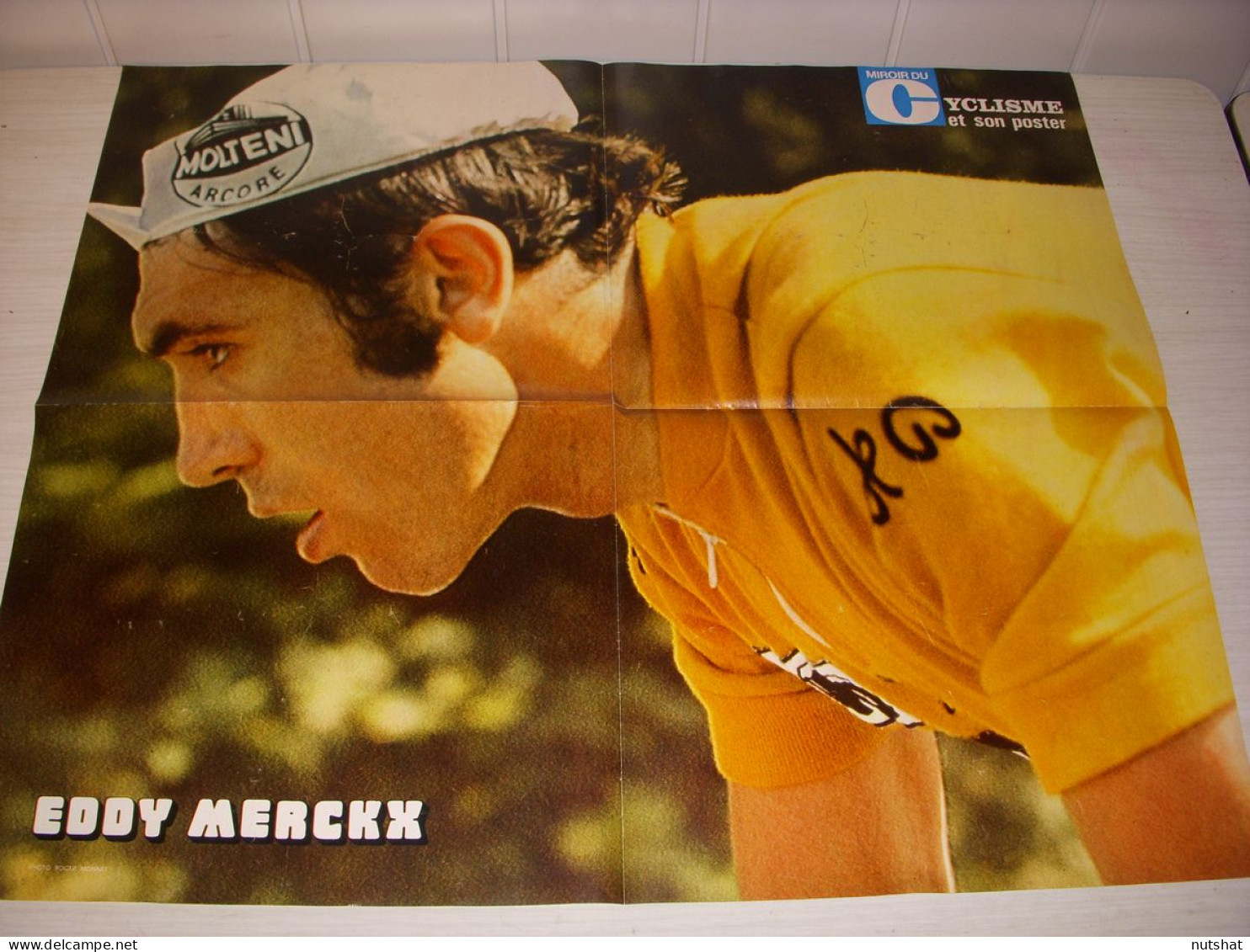 CYCLISME MC155 POSTER MERCKX MAILLOT JAUNE ENCYCLOPEDIE A A Z BAERT A BECQUETER - Sport