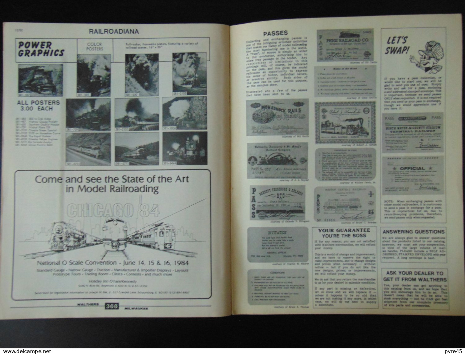 Revue " The world of O scale, 1983 " Catalog & reference