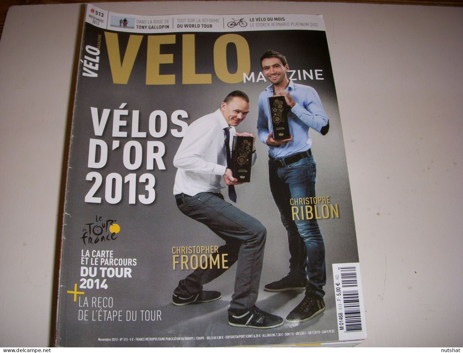 VELO MAG 513 11.2013 VELO D'OR FROOME RIBLON PARCOURS TdF 2014 Marc BRAILLON - Sport