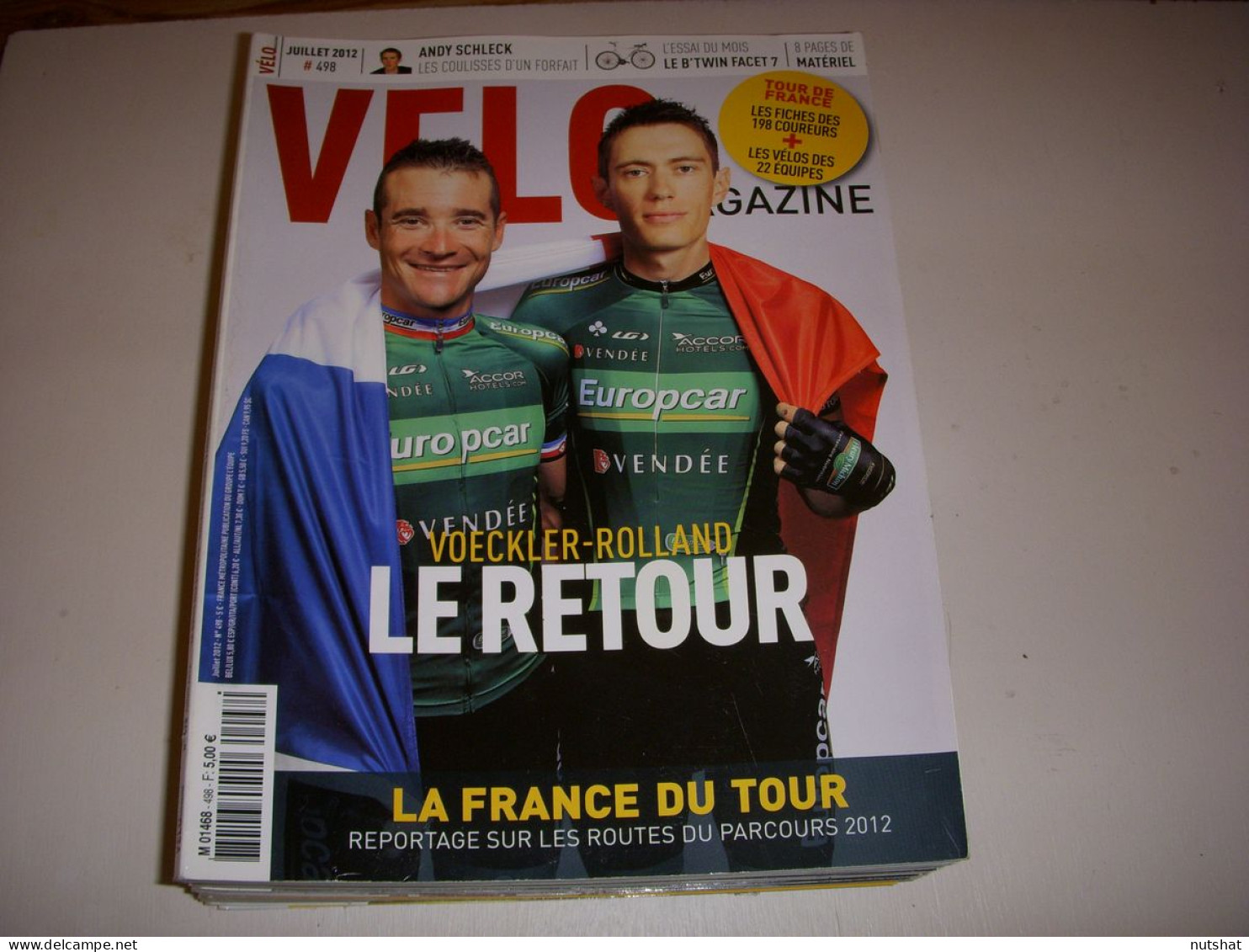 VELO MAG 498 07.2012 VOECKLER ROLLAND GUIDE EQUIPES Les 198 COUREURS - Sport