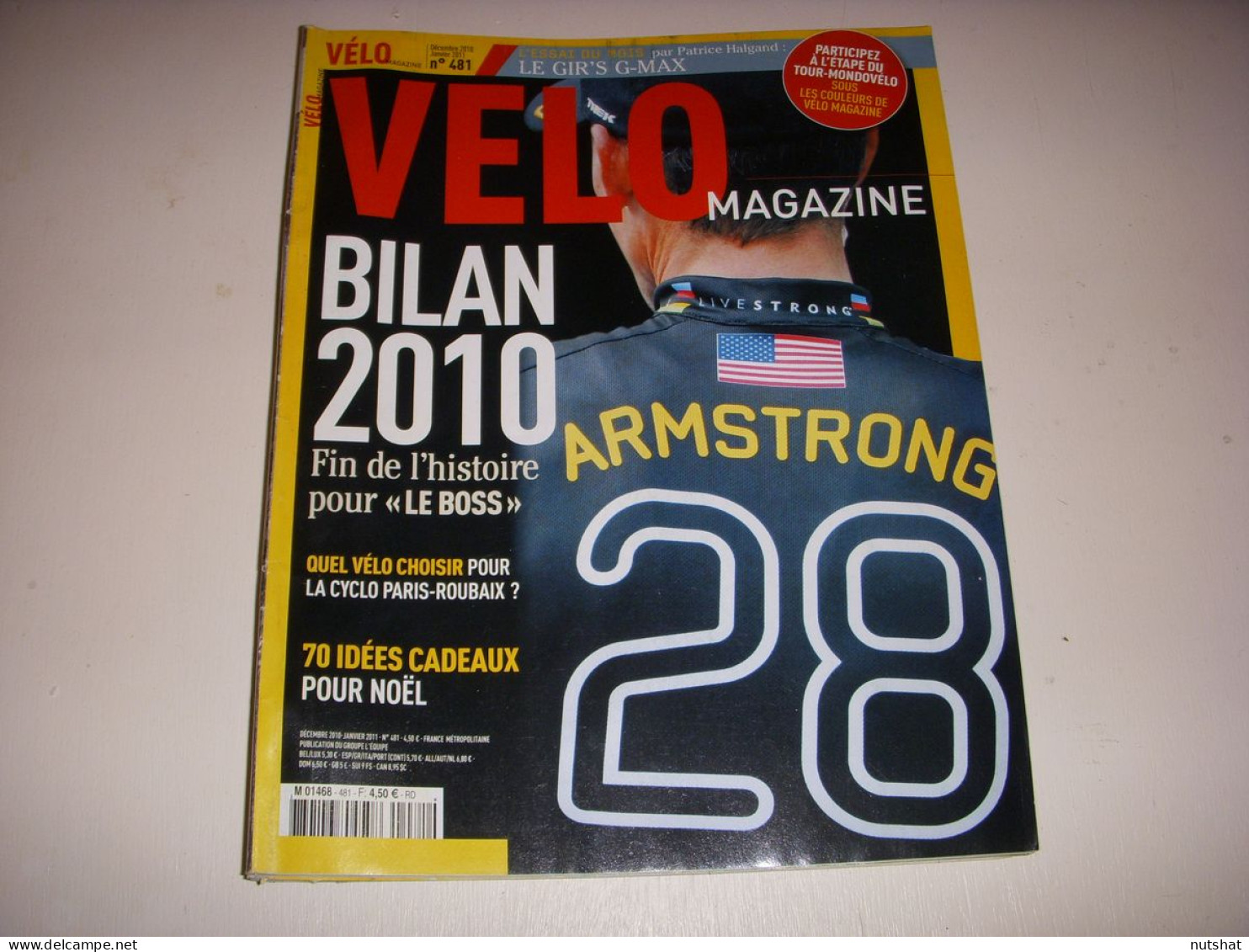 VELO MAG 481 12.2010 LIVRE OR 2010 DI GREGORIO Aldo SASSI CYCLO CROSS CHAINEL - Sport